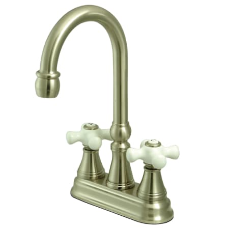 A large image of the Kingston Brass KS249.PX Brushed Nickel