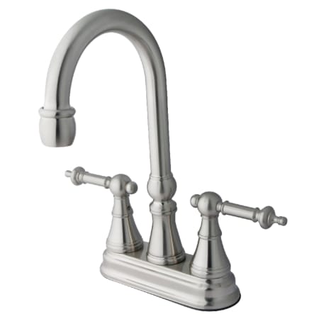 A large image of the Kingston Brass KS249.TL Brushed Nickel