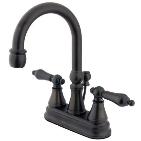 A large image of the Kingston Brass KS261.AL Oil Rubbed Bronze