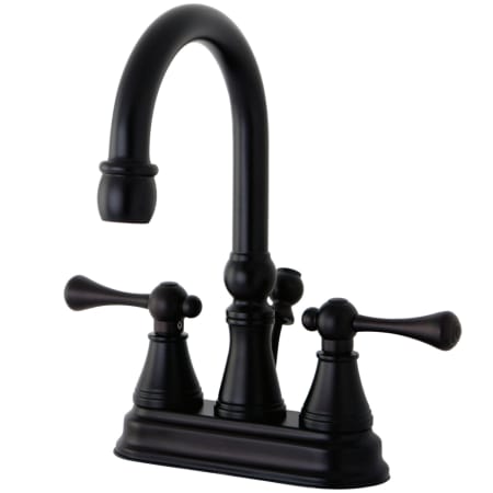A large image of the Kingston Brass KS261.BL Oil Rubbed Bronze