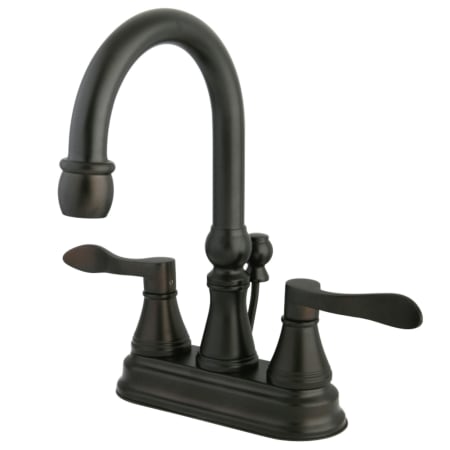 A large image of the Kingston Brass KS261.DFL Oil Rubbed Bronze