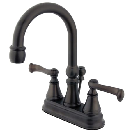 A large image of the Kingston Brass KS261.FL Oil Rubbed Bronze