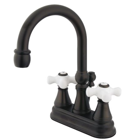 A large image of the Kingston Brass KS261.PX Oil Rubbed Bronze