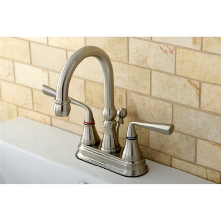 A large image of the Kingston Brass KS261 Brushed Nickel