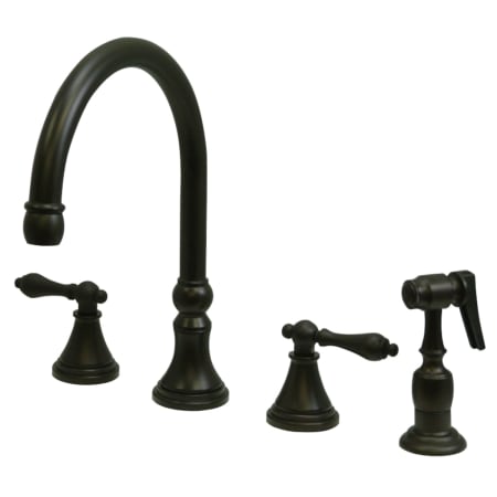 A large image of the Kingston Brass KS279.ALBS Oil Rubbed Bronze