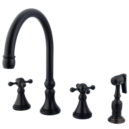 A large image of the Kingston Brass KS279.KXBS Oil Rubbed Bronze