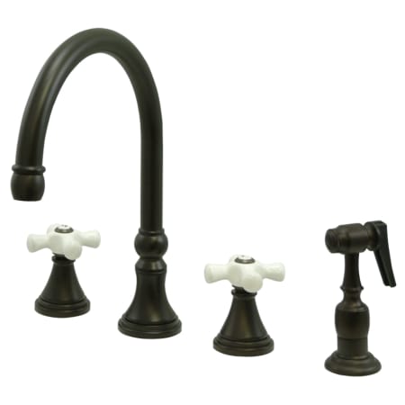 A large image of the Kingston Brass KS279.PXBS Oil Rubbed Bronze