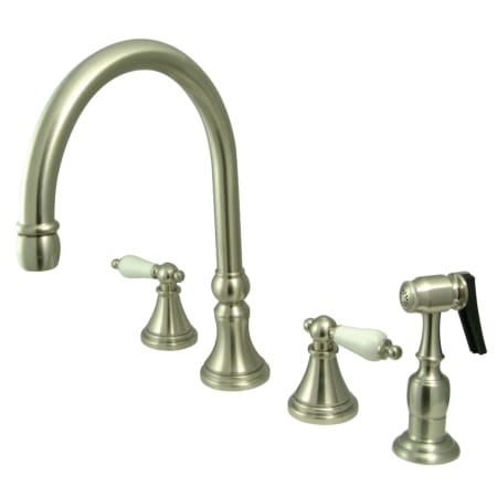 A large image of the Kingston Brass KS279.PLBS Brushed Nickel