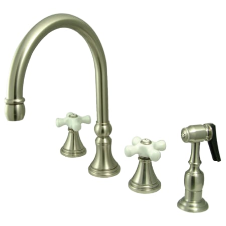 A large image of the Kingston Brass KS279.PXBS Brushed Nickel