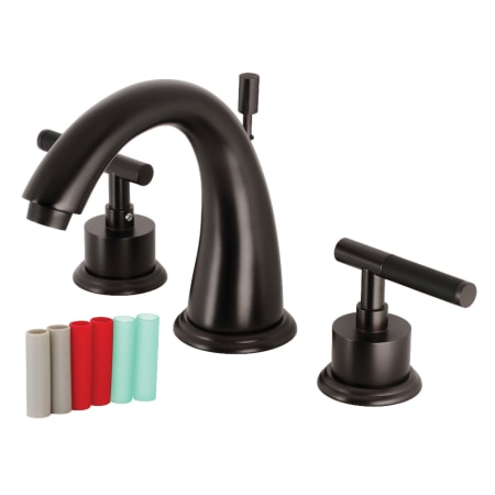 A large image of the Kingston Brass KS296.CKL Oil Rubbed Bronze