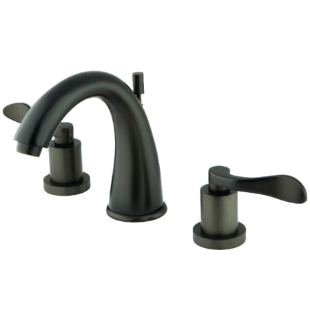A large image of the Kingston Brass KS296.DFL Oil Rubbed Bronze