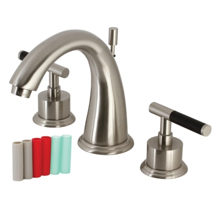 A large image of the Kingston Brass KS296.CKL Brushed Nickel