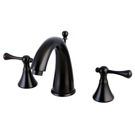 A large image of the Kingston Brass KS297.BL Oil Rubbed Bronze