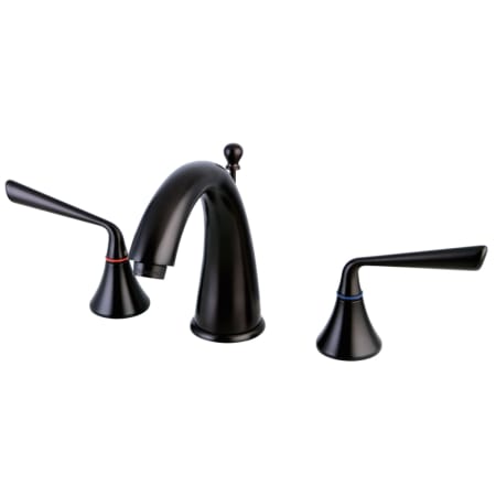 A large image of the Kingston Brass KS297.ZL Oil Rubbed Bronze