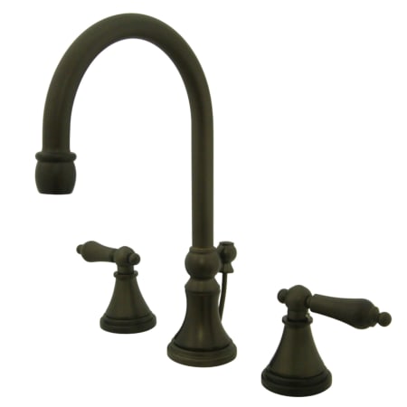 A large image of the Kingston Brass KS298.AL Oil Rubbed Bronze