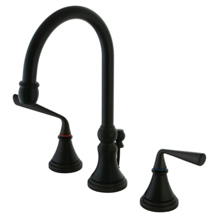 A large image of the Kingston Brass KS298.ZL Oil Rubbed Bronze