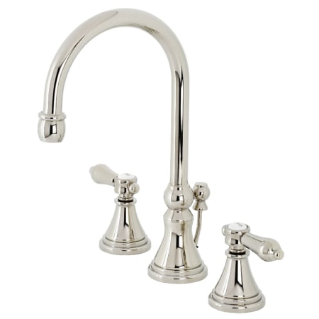 A large image of the Kingston Brass KS298.BAL Polished Nickel