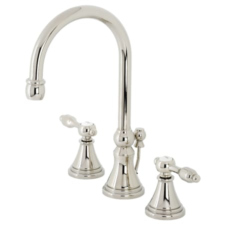 A large image of the Kingston Brass KS298.TAL Polished Nickel