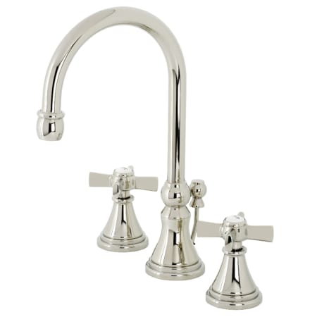 A large image of the Kingston Brass KS298.ZX Polished Nickel