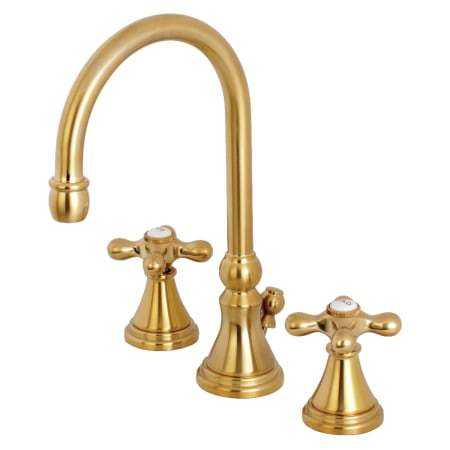 A large image of the Kingston Brass KS298.AX Brushed Brass