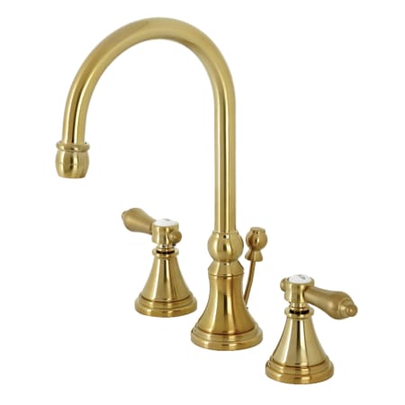 A large image of the Kingston Brass KS298.BAL Brushed Brass