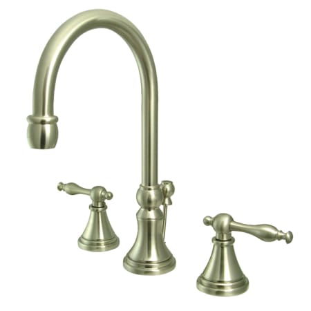A large image of the Kingston Brass KS298.NL Brushed Nickel