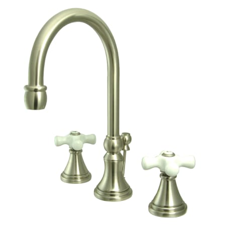 A large image of the Kingston Brass KS298.PX Brushed Nickel