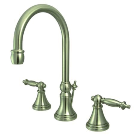 A large image of the Kingston Brass KS298.TL Brushed Nickel