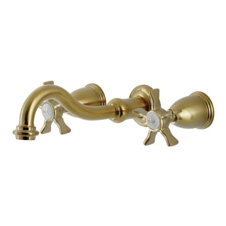 A large image of the Kingston Brass KS302.NX Brushed Brass