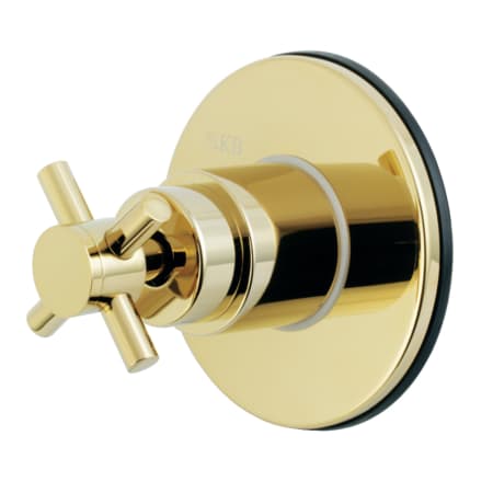 A large image of the Kingston Brass KS303.DX Polished Brass