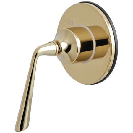 A large image of the Kingston Brass KS303.ZL Polished Brass