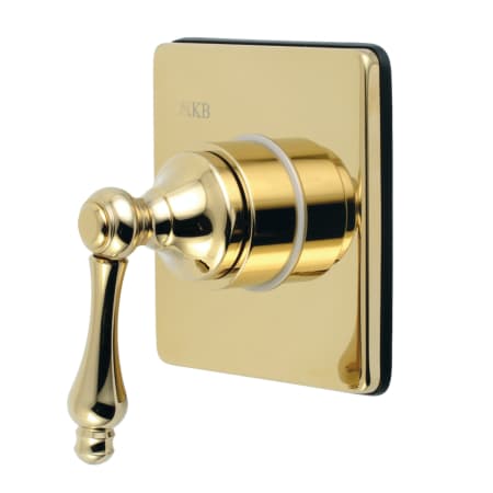 A large image of the Kingston Brass KS304.AL Polished Brass