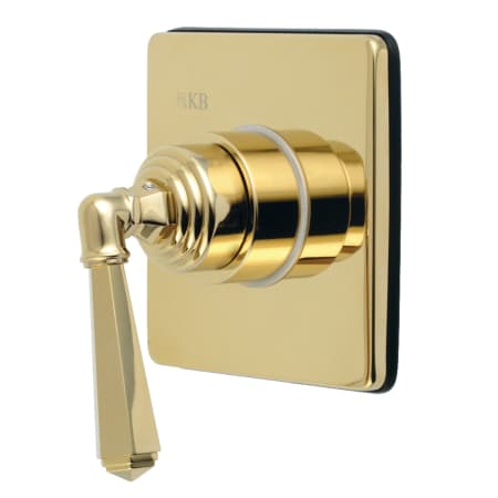 A large image of the Kingston Brass KS304.HL Polished Brass