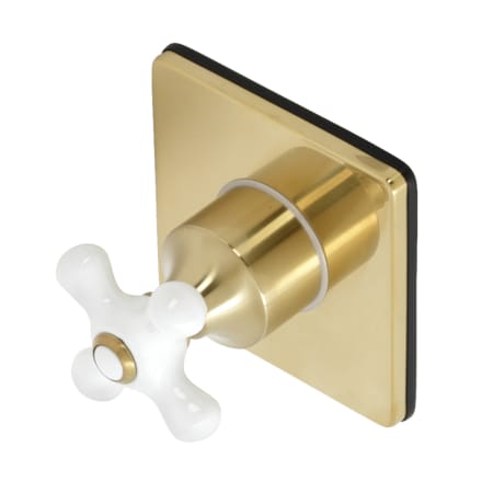 A large image of the Kingston Brass KS304.PX Brushed Brass