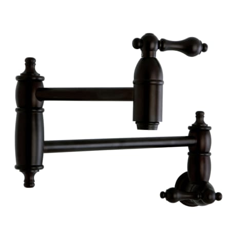 A large image of the Kingston Brass KS310.AL Oil Rubbed Bronze
