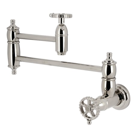 A large image of the Kingston Brass KS310.CG Polished Nickel