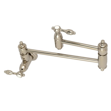 A large image of the Kingston Brass KS310.TAL Polished Nickel