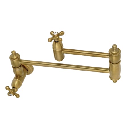 A large image of the Kingston Brass KS310.AX Brushed Brass