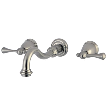 A large image of the Kingston Brass KS312.BL Brushed Nickel
