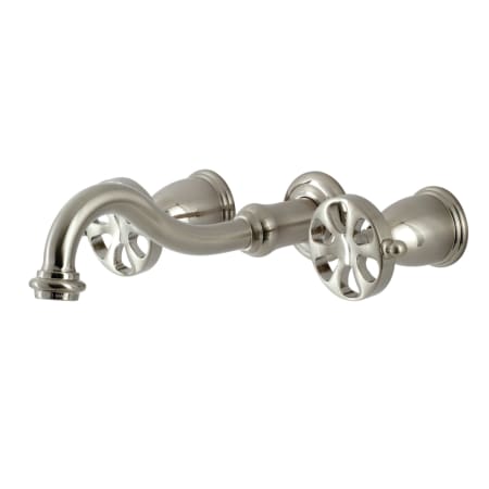 A large image of the Kingston Brass KS312.RX Brushed Nickel