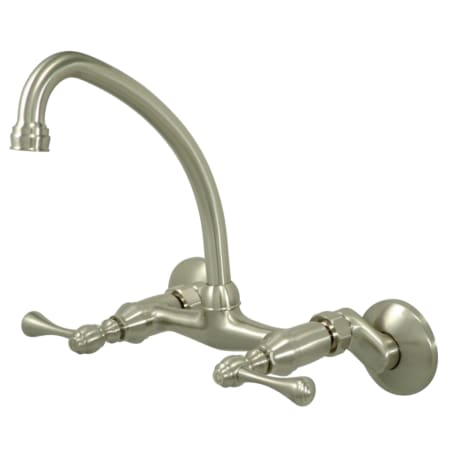 A large image of the Kingston Brass KS314 Brushed Nickel
