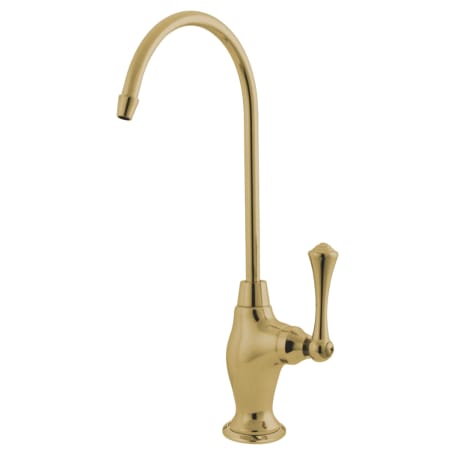 A large image of the Kingston Brass KS319.BL Polished Brass