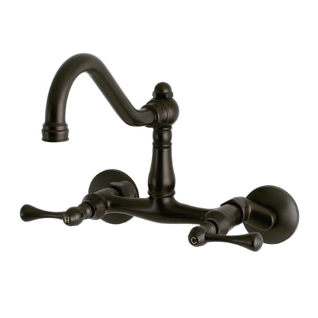 A large image of the Kingston Brass KS322.BL Oil Rubbed Bronze