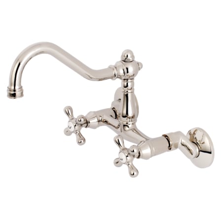 A large image of the Kingston Brass KS322.AX Polished Nickel