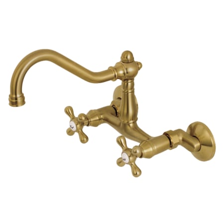 A large image of the Kingston Brass KS322.AX Brushed Brass