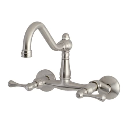 A large image of the Kingston Brass KS322.BL Brushed Nickel