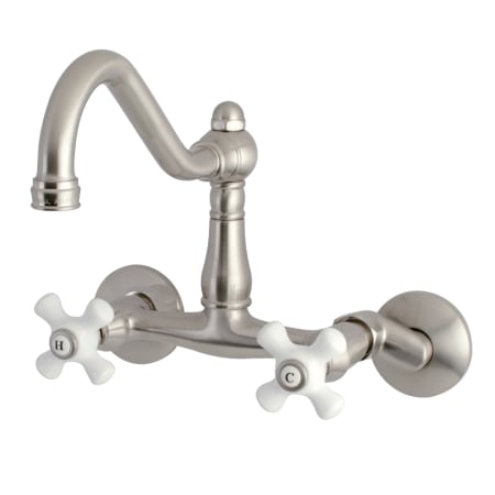 A large image of the Kingston Brass KS322.PX Brushed Nickel