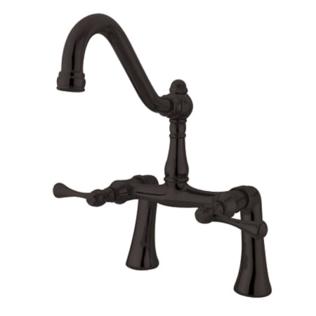 A large image of the Kingston Brass KS323.BL Oil Rubbed Bronze