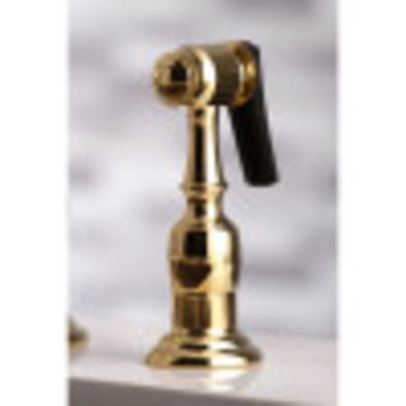 A large image of the Kingston Brass KS327.PLBS Alternate View