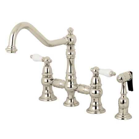 A large image of the Kingston Brass KS327.PLBS Polished Nickel